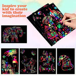 Colorful Kids Scratch Off Art Set