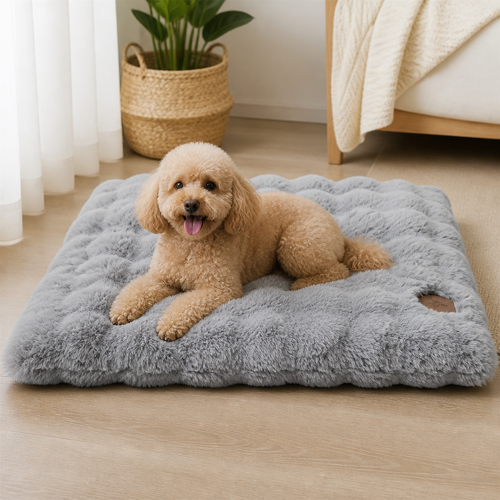 Dotisk Thick Polyurethane Foam & Removable Cover Dog Bed