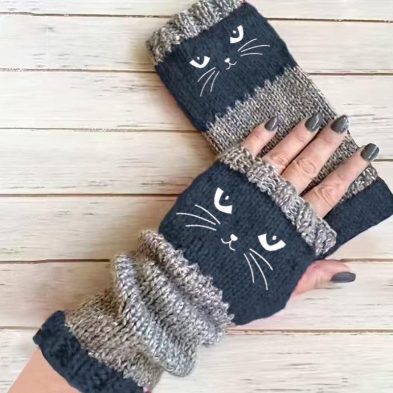Cozy Kitty Winter Gloves