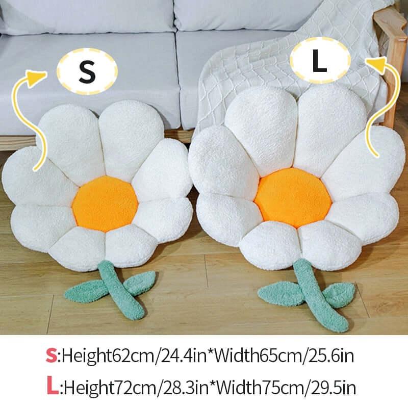 Daisy Flower Pillow