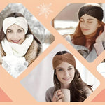 Warm Fleece Beanie Headband Set
