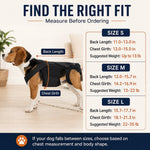 Dotisk Dog Back Support Brace for Senior & Recovering Dogs - Full-Body Mobility Vest for Walking Stability