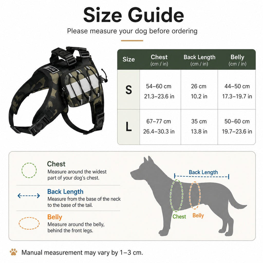 Dotisk Dog Backpack Harness for Hiking & Daily Walks - Reflective Saddle Bag Vest for Carrying Water, Treats & Essentials
