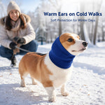 Dotisk Dog Calming Head Wrap for Thunder, Fireworks & Cold Walks - Soft Ear Coverage for Stressful Moments