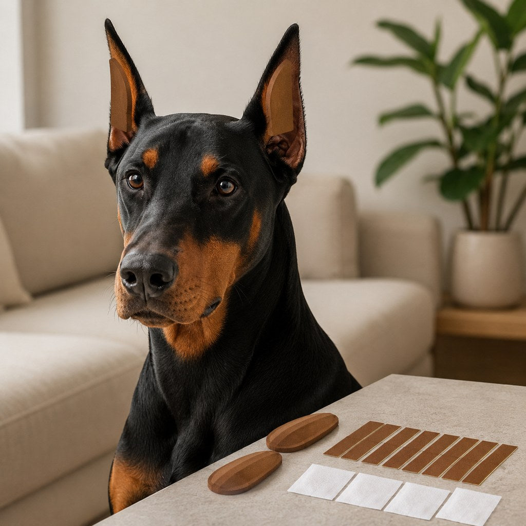 Dotisk At-Home Dog Ear Posting Support Patch Kit - Low-Profile Adhesive Support Without Separate Liquid Glue