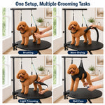 Dotisk Adjustable Dog Grooming Arm Kit for At-Home Grooming - Steadier Brushing, Trimming & Nail Care