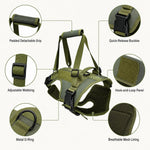 Dotisk Full-Body Dog Lift Support Harness for Stairs, Cars & Limited Mobility