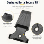 Dotisk Dog Recovery Suit with Pad Layer for Post-Surgery, Heat Cycles & Licking Protection