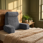 Luxury Backrest Pillow With Arms & Adjustable Headrest