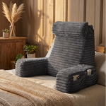 Luxury Backrest Pillow With Arms & Adjustable Headrest
