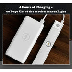 Rechargeable Motion Sensor Under Cabinet Light Bar USB Powered Closet Lighting Stick-On Wireless Stairway Night Light Dimmable Adjustable Co