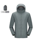 Packable Rain Shell Jacket with UPF 40+ Sun Protection & Quick-Dry Fabric for Hiking, Running, Cycling & Everyday Outdoor Use
