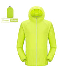 Packable Rain Shell Jacket with UPF 40+ Sun Protection & Quick-Dry Fabric for Hiking, Running, Cycling & Everyday Outdoor Use