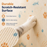 Dotisk Self-Adhesive Cat Scratch Mat for Wall & Furniture Protection – Cuttable Cat Scratching Pad for Sofa, Door, Bedside & Home Surfaces