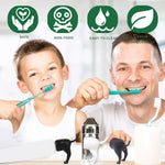 Toothbrush Soft Silicone Bristles Kids & Adults
