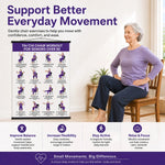 16-Move Seated Tai Chi Exercise Chart for Seniors