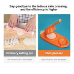Dara Dumpling Maker - 2-in-1 Food-Grade Polymer, Ergonomic Design