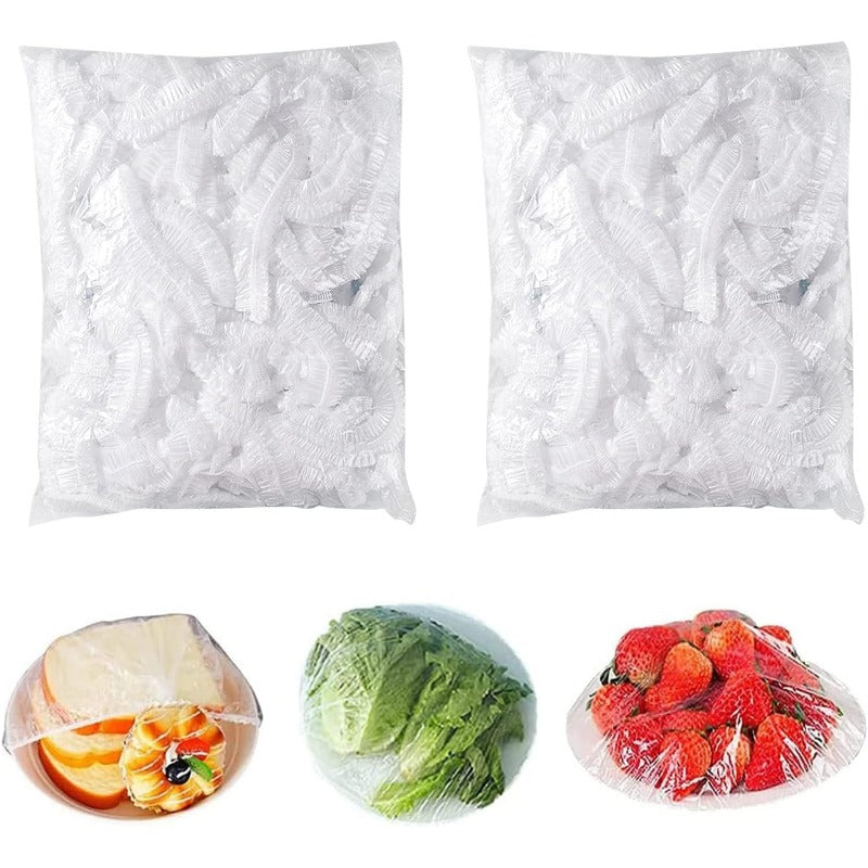 Fresh Food Storage Bags – Stretchable Plastic Bowl Wraps