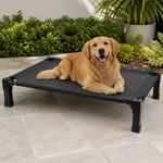 Dotisk Elevated Washable Breathable Mesh Dog Bed