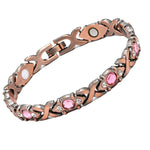 Luxurious Gold Plated Magnet Clasp Bracelet