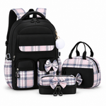 Large-Capacity Laptop & Tablet Backpack Set (3-Piece)