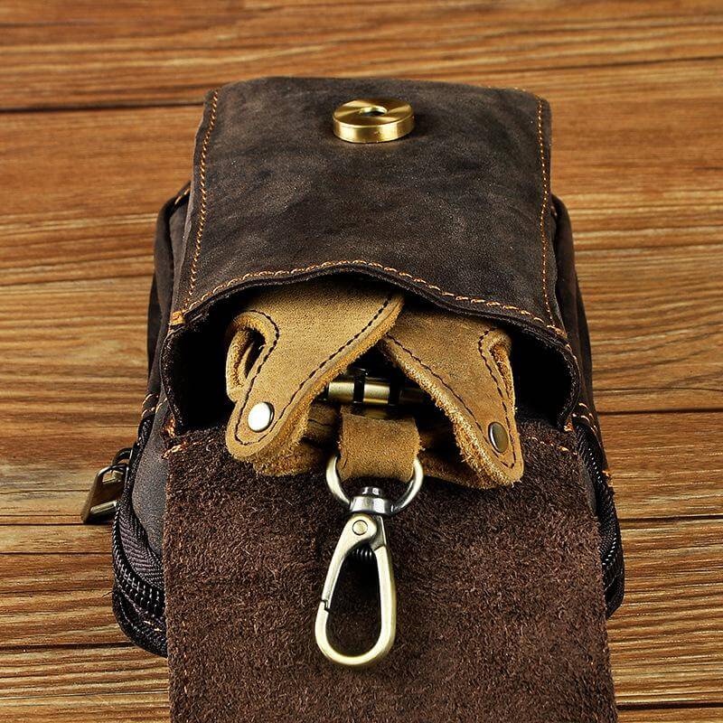 Leather Men’s Waist Pack