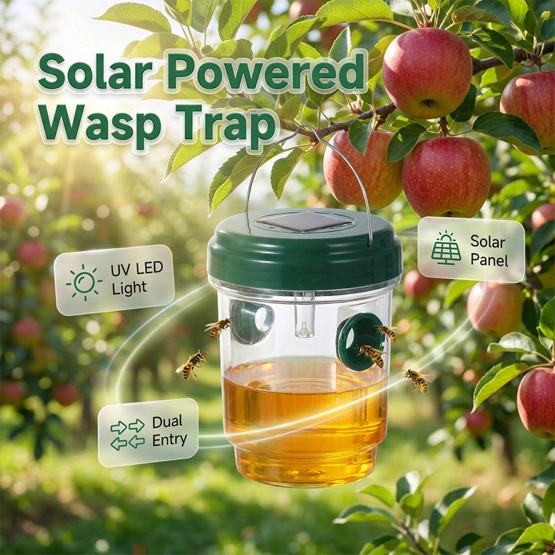 Solar-Powered Bee Catcher