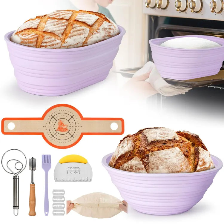 Sourdough Proofing Basket Gift Set