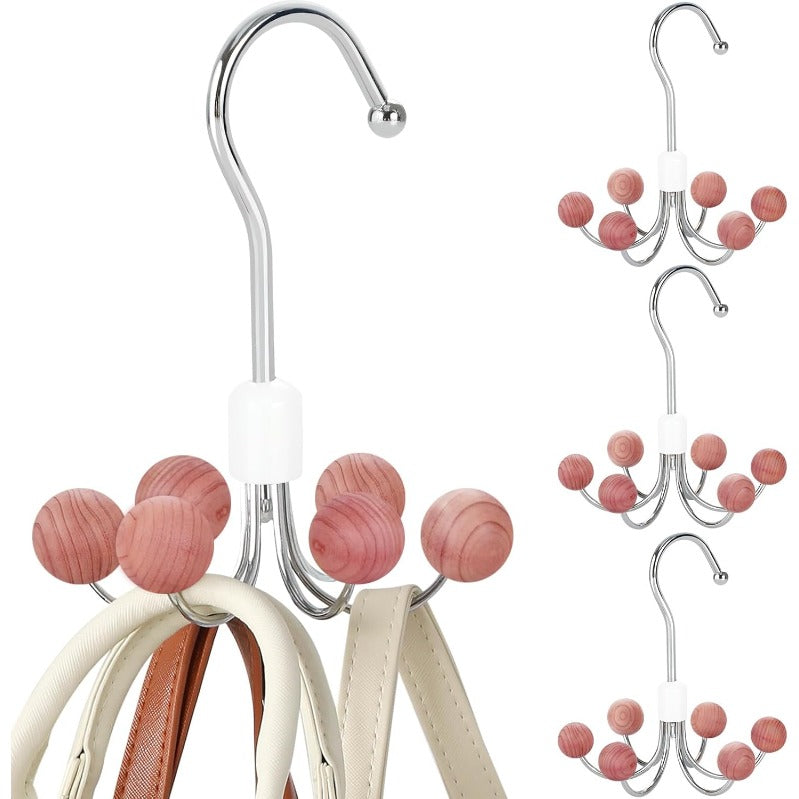 Rotating Closet Purse and Hoodie Storage Rack