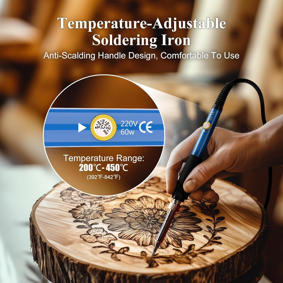 PyroGraphic Wood Burning Kit with Adjustable Temperature Control