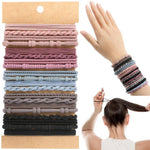 Natural Beaded Hair Tie Set
