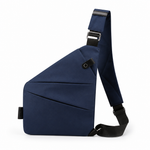 Cut-Resistant Strap & RFID-Blocking Pocket Crossbody Bag
