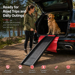 Dotisk Foldable Pet Ramp Bumper Protector Mat for SUVs - Protect Your Rear Bumper from Dog Scratches During Car Loading
