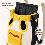 Dotisk Front-Facing Pet Carrier Backpack for Cats & Small Dogs, Hands-Free Travel Carrier With Breathable Mesh