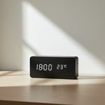 Eco Friendly LED Wood Alarm Clock