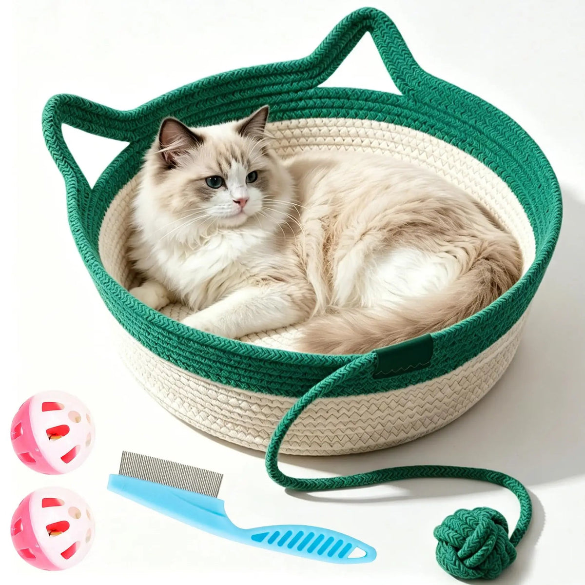 Natural Rope Cat Basket Bed