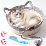 Natural Rope Cat Basket Bed