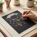 Colorful Kids Scratch Off Art Set