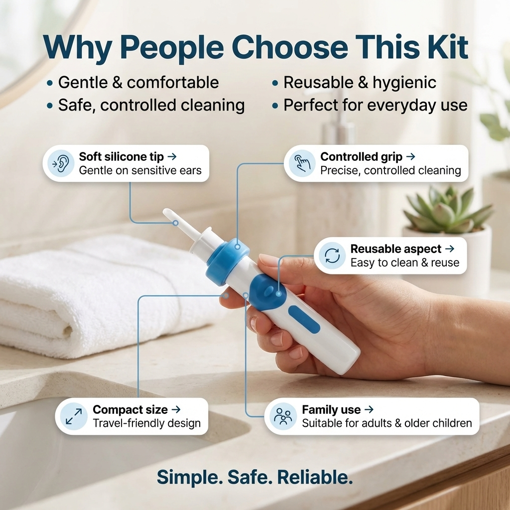 Easy Ear Cleaner Removal Kit for Safe Use