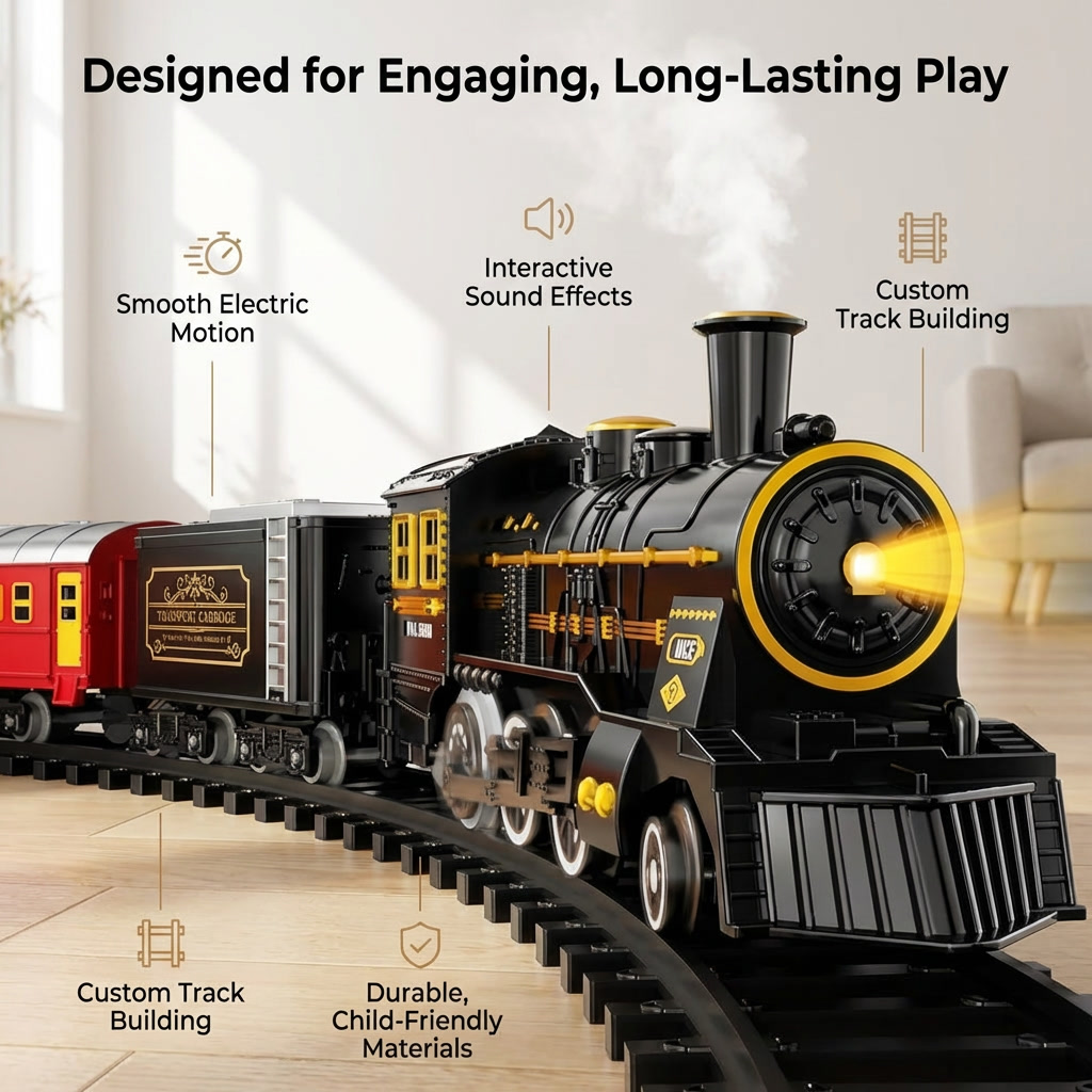 Fun Electric Toy Train Set for Children