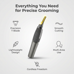Advanced T-Blade Hair Clipper for Professional Trimming