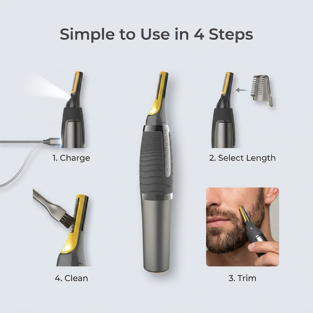 Advanced T-Blade Hair Clipper for Professional Trimming