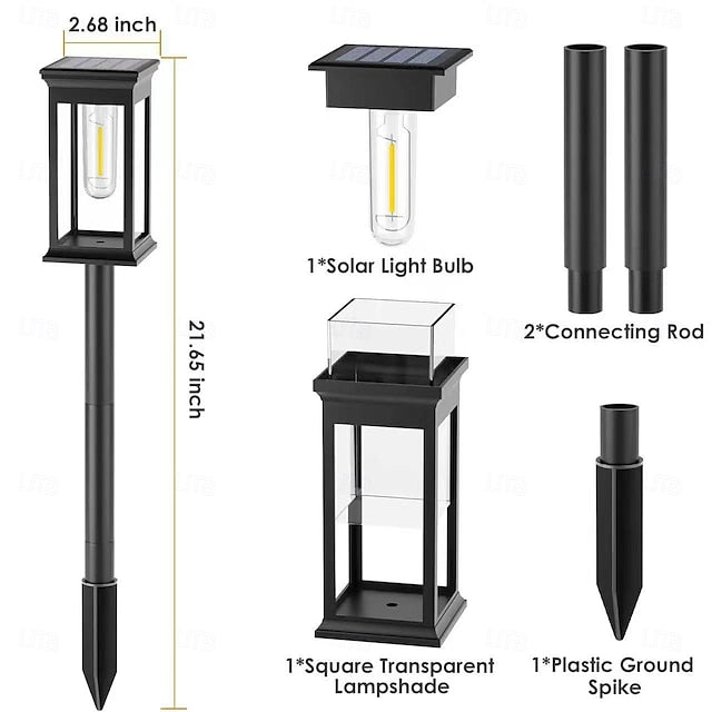 Waterproof Solar Garden Pathway Lights