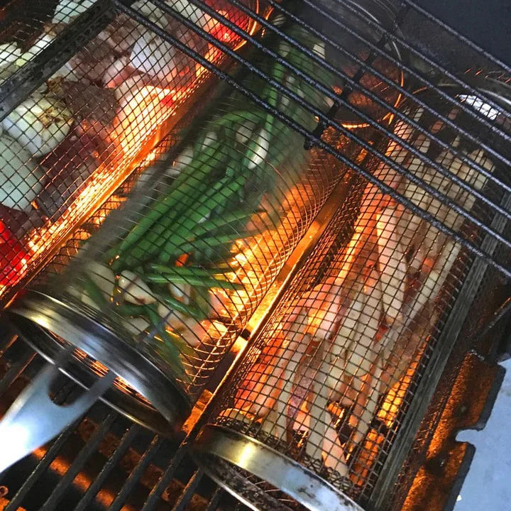 Easy Grill Basket for Vegetables and Meat