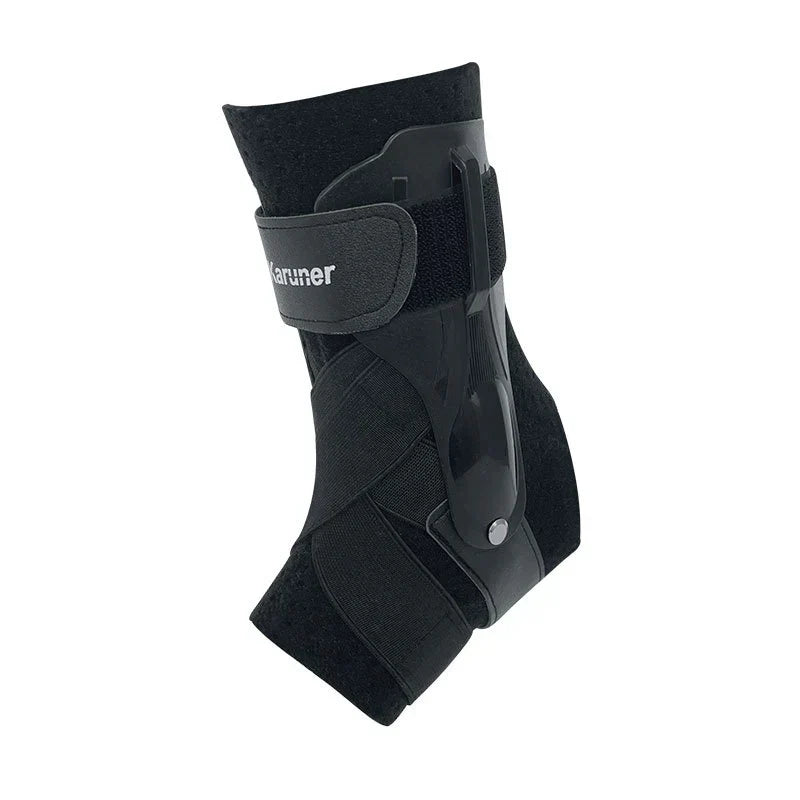 Adjustable Ankle Support Brace with Side Stabilizers for Sports Recovery and Joint Protection