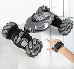 Hand Gesture Controlled Off-Road Monster Truck 4WD All-Terrain RC Vehicle for Kids and Adults Indoor Outdoor Racing Blue Red Gray