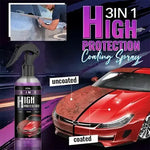 Nano Ceramic Vehicle Paint Shield Spray for Cars UV Protection Hydrophobic Gloss Finish Professional Detailing Solution Quick Dry Formula Wa