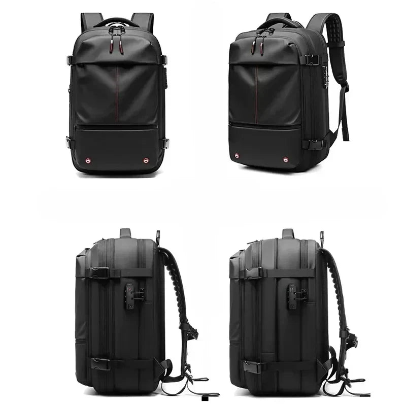 Space-Saving Vacuum Backpack with Built-In Compression System for Travel, Camping & Weekend Trips