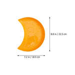 Crescent Snack Plate Set