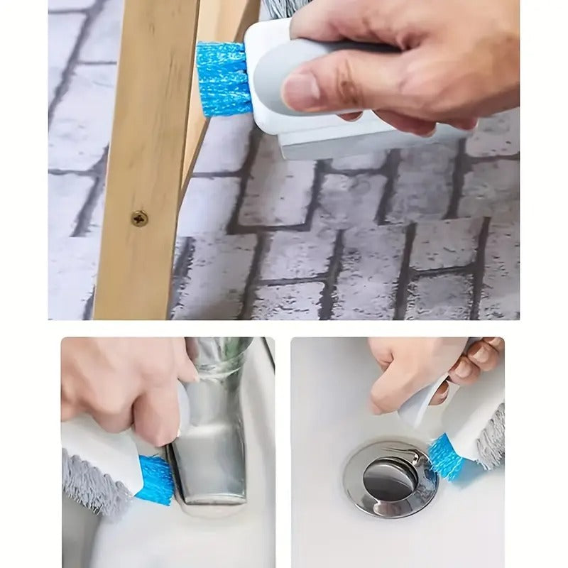 2-in-1 Crevice and Floor Scrub Brush